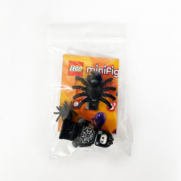 LEGO 71021 Minifiguren Serie 18: Feestje - Spider ZIPLOCK - LEGO 71021 spidercostume ziplock