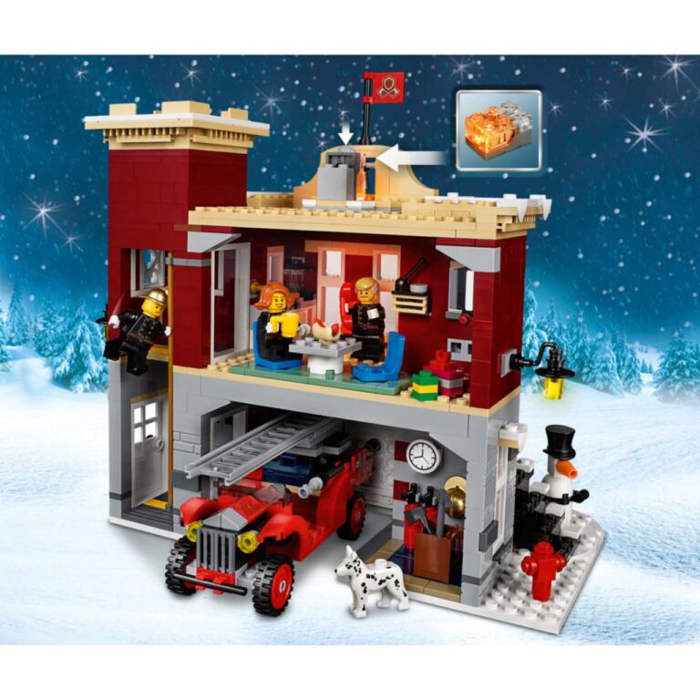 LEGO 10263 Winterdorp brandweerkazerne - 10263 1 3 scaled