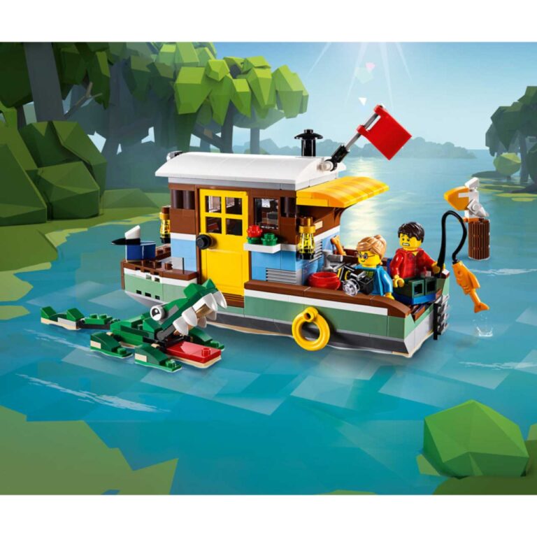 LEGO 31093 Woonboot aan de rivier - 31093 1 2 scaled