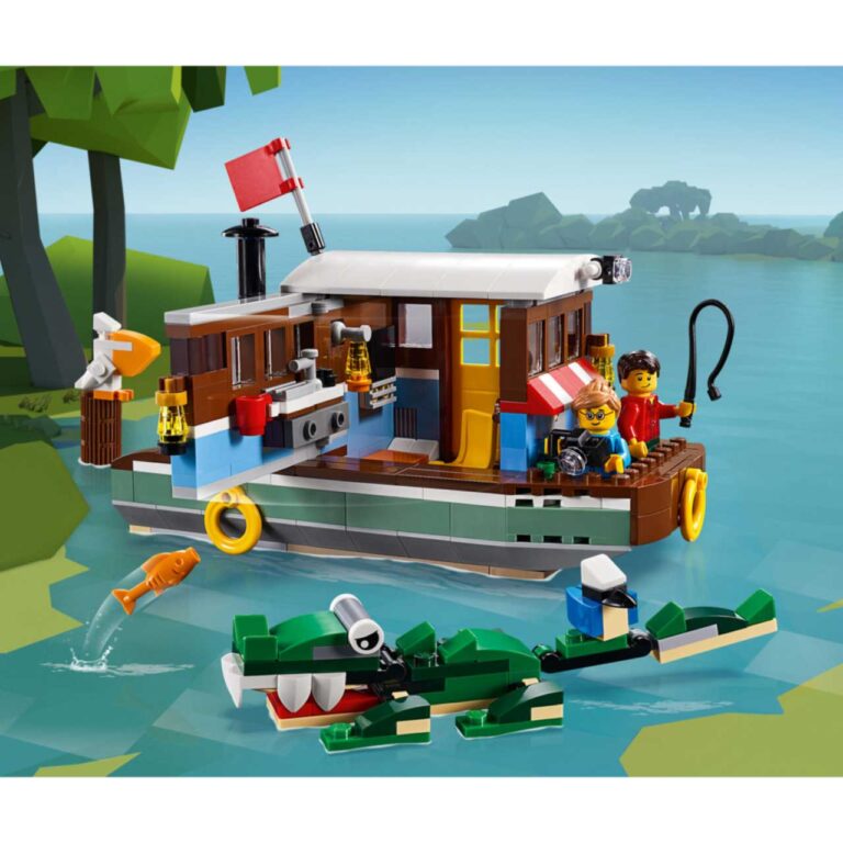 LEGO 31093 Woonboot aan de rivier - 31093 1 3 scaled
