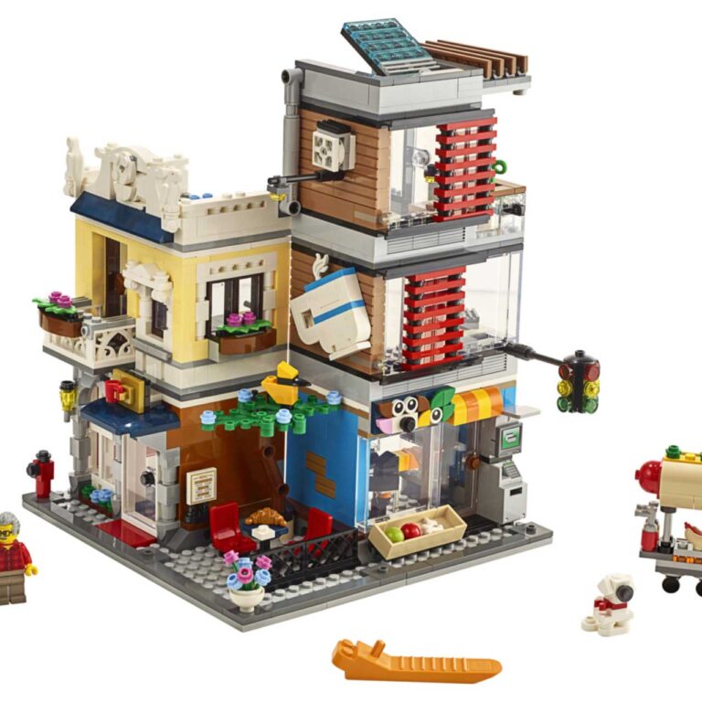 LEGO 31097 Creator Woonhuis, dierenwinkel & café - 31097 1 1 scaled