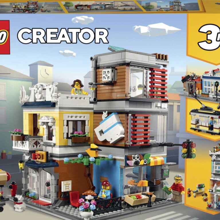 LEGO 31097 Creator Woonhuis, dierenwinkel & café - 31097 1 10 scaled