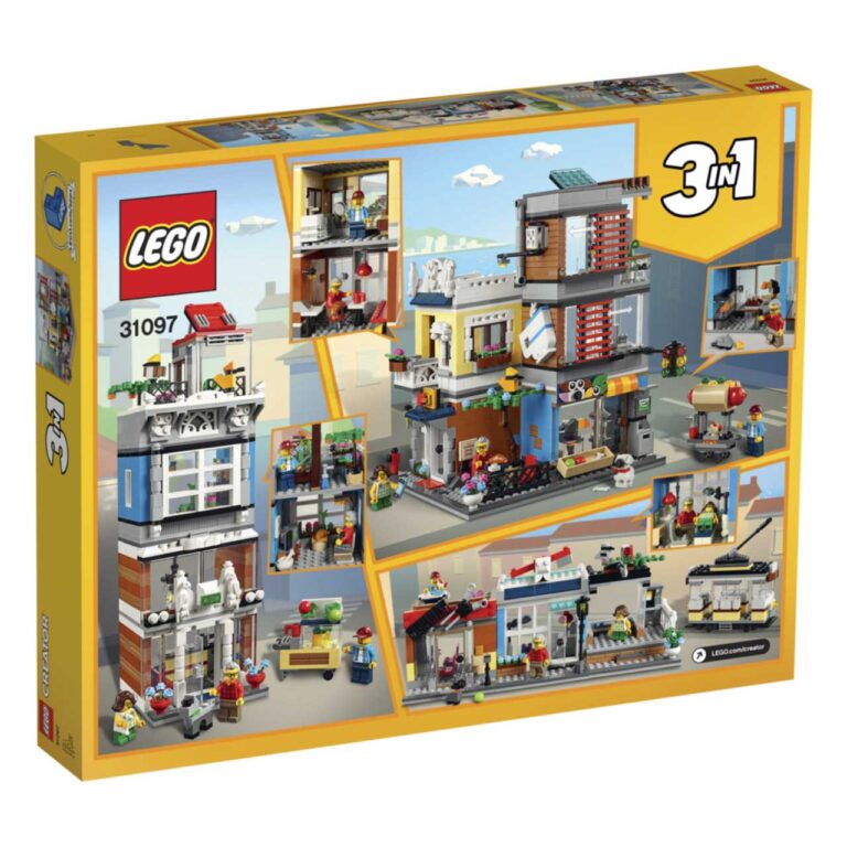 LEGO 31097 Creator Woonhuis, dierenwinkel & café - 31097 1 12 scaled
