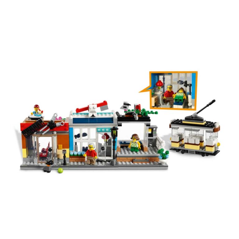 LEGO 31097 Creator Woonhuis, dierenwinkel & café - 31097 1 15 scaled