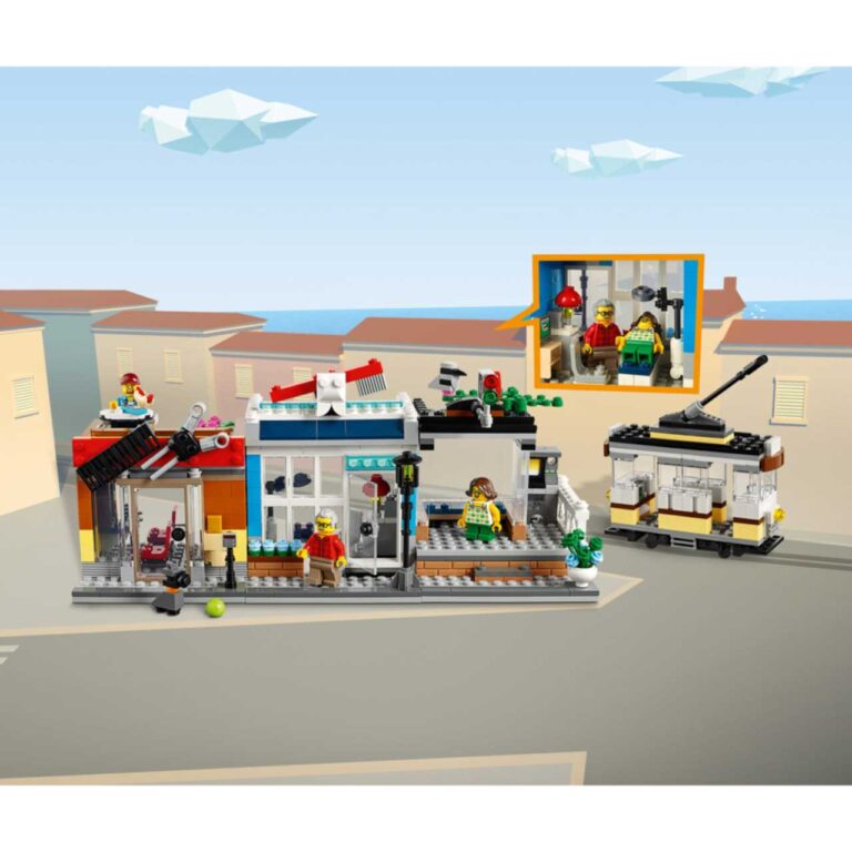 LEGO 31097 Creator Woonhuis, dierenwinkel & café - 31097 1 4 scaled