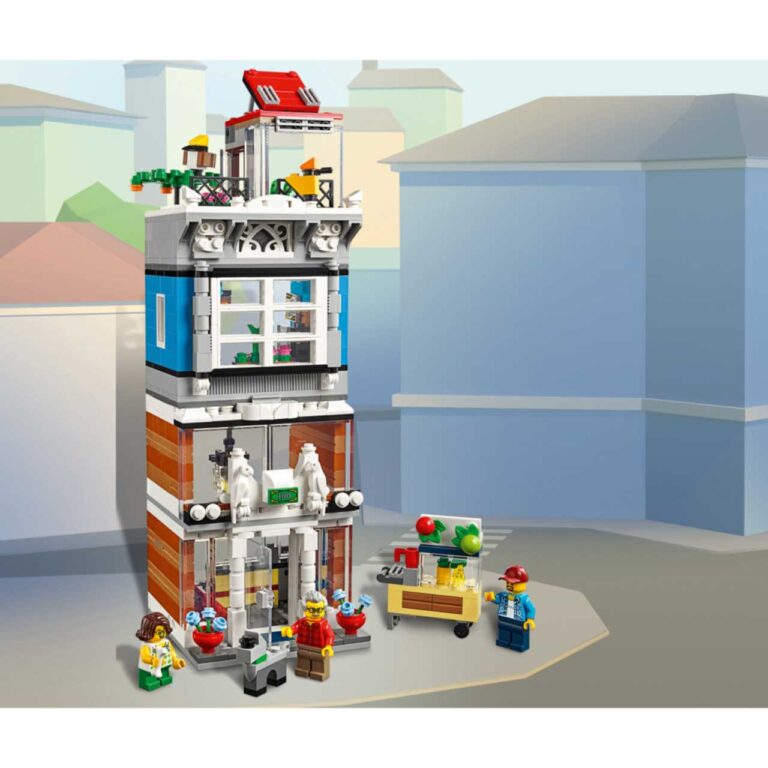 LEGO 31097 Creator Woonhuis, dierenwinkel & café - 31097 1 5 scaled