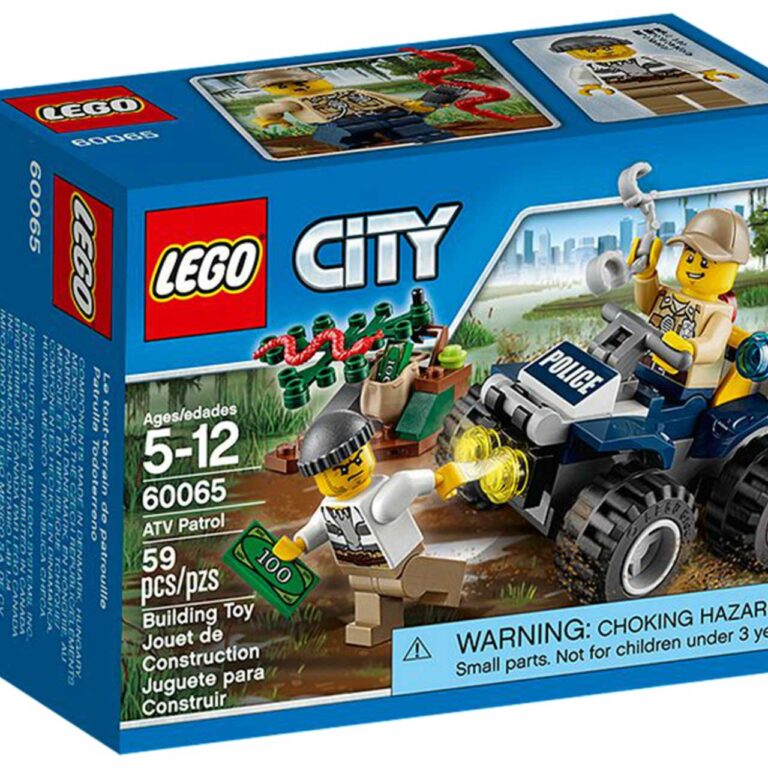 LEGO 60065 City ATV patrouillevoertuig - 60065 1