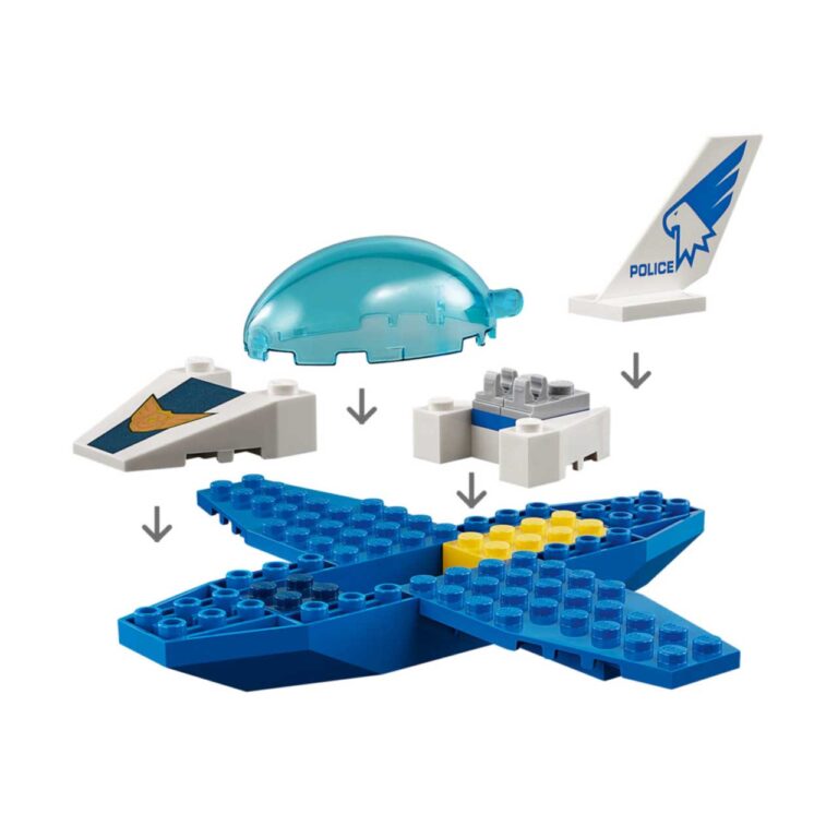 LEGO 60206 City Luchtpolitie vliegtuigpatrouille - 60206 1 12 scaled