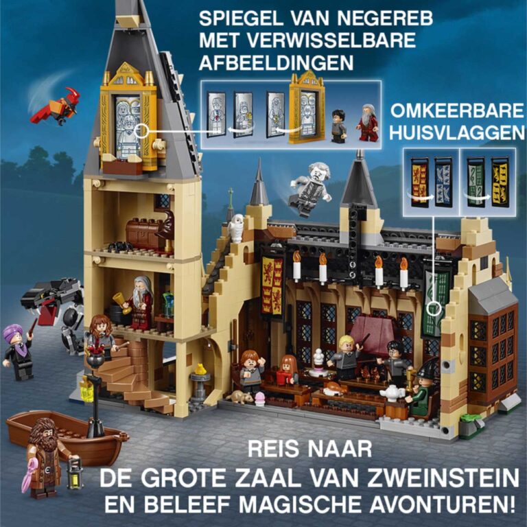 LEGO 75954 Harry Potter De Grote Zaal van Zweinstein - 75954 1 1