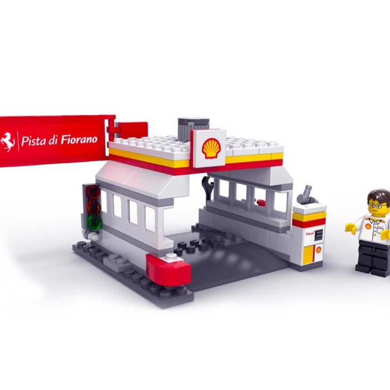 LEGO 40195 Racers Ferrari Shell V-Power Station - LEGO 40195 3