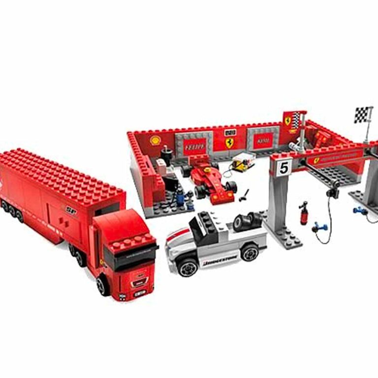 LEGO 8155 Racers Ferrari F1 Pit - LEGO 8155 2