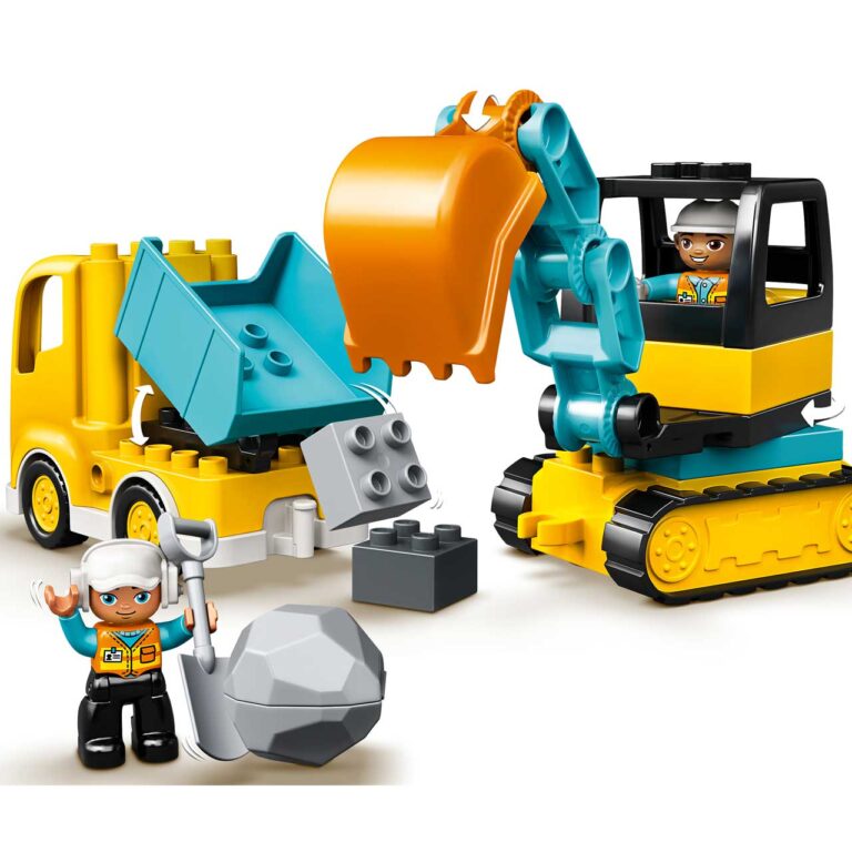 LEGO 10931 Truck & Graafmachine met rupsbanden - LEGO 10931 INT 17