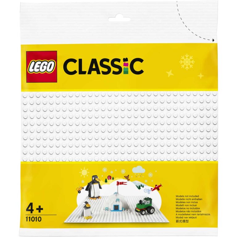 LEGO 11010 Witte bouwplaat - LEGO 11010 INT 1