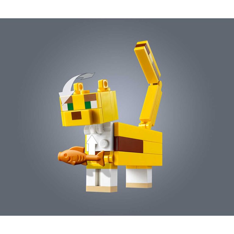 LEGO 21156 BigFig Creeper en Ocelot - LEGO 21156 INT 6