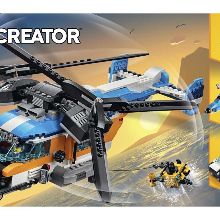 LEGO 31096 Dubbel-rotor helikopter - LEGO 31096 INT 12