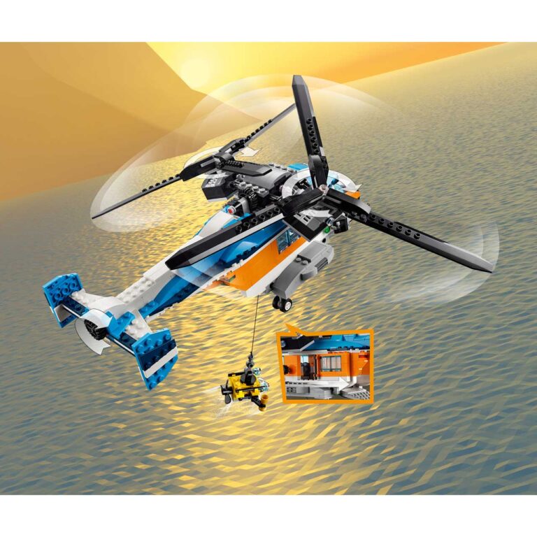 LEGO 31096 Dubbel-rotor helikopter - LEGO 31096 INT 4