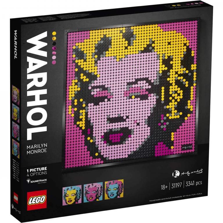 LEGO 31197 ART Andy Warhol's Marilyn Monroe - LEGO 31197 INT 1