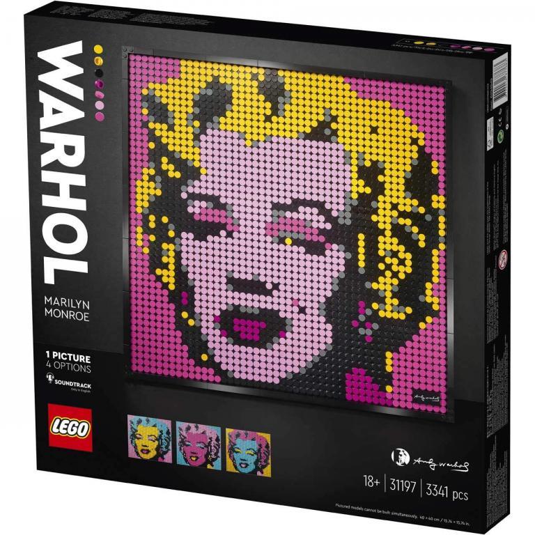 LEGO 31197 ART Andy Warhol's Marilyn Monroe - LEGO 31197 INT 32