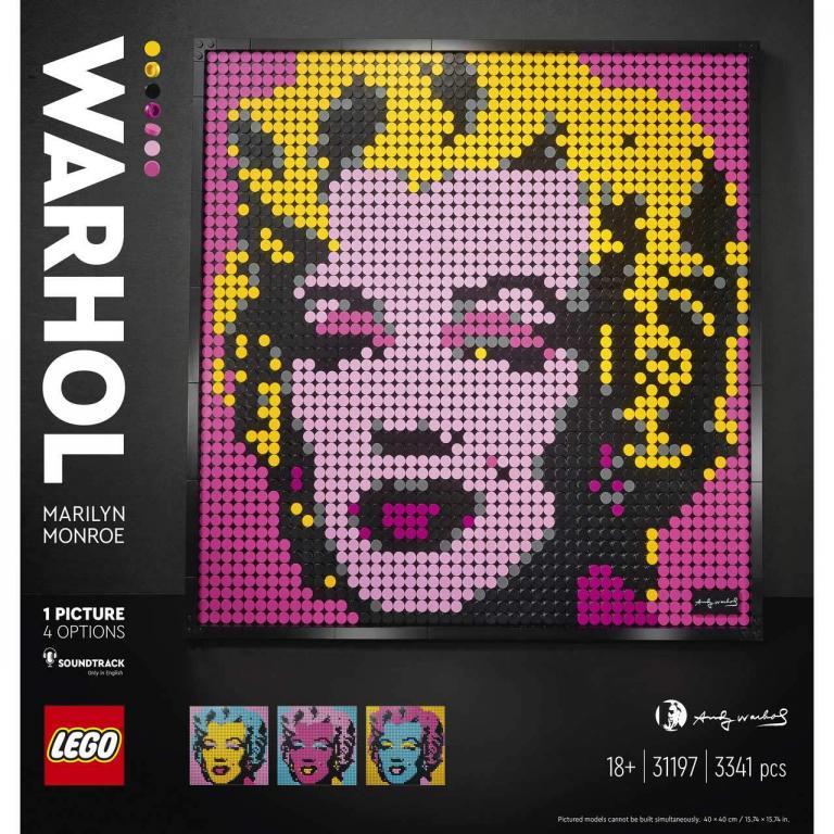 LEGO 31197 ART Andy Warhol's Marilyn Monroe - LEGO 31197 INT 33