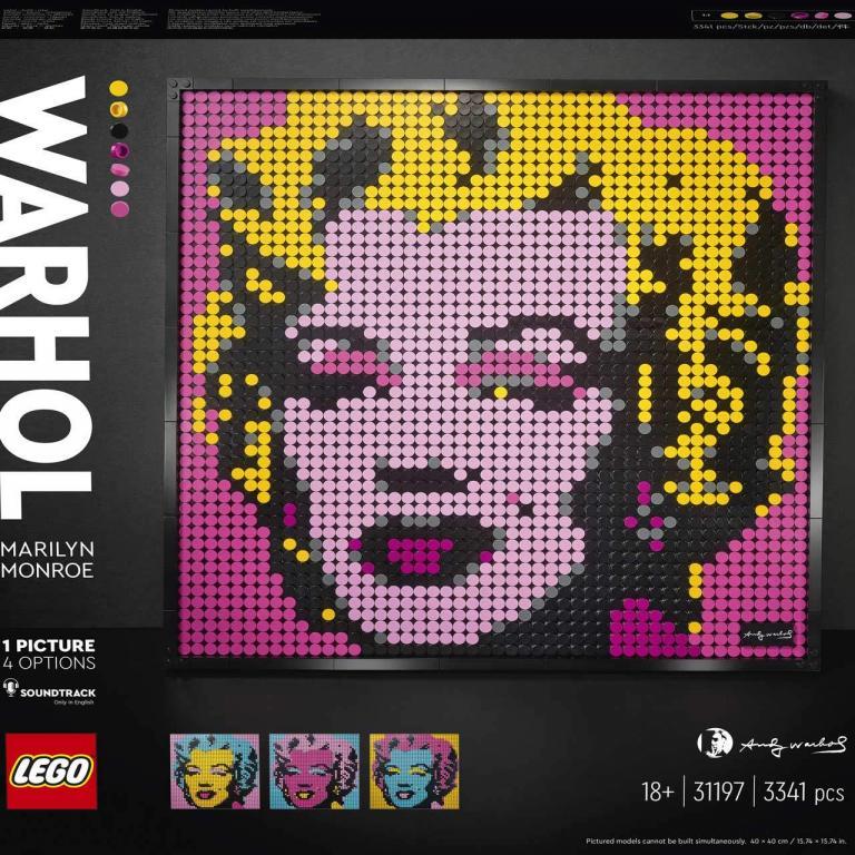 LEGO 31197 ART Andy Warhol's Marilyn Monroe - LEGO 31197 INT 34