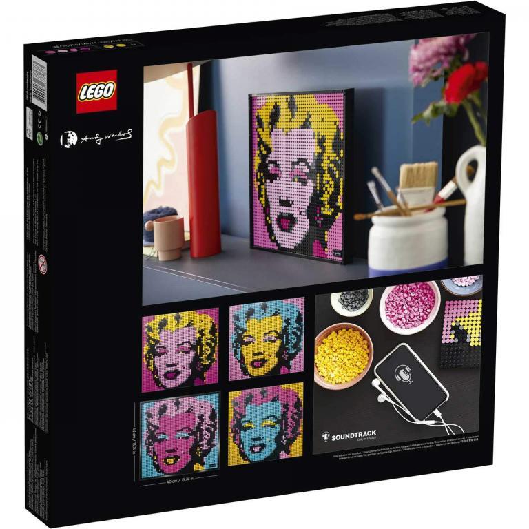 LEGO 31197 ART Andy Warhol's Marilyn Monroe - LEGO 31197 INT 35