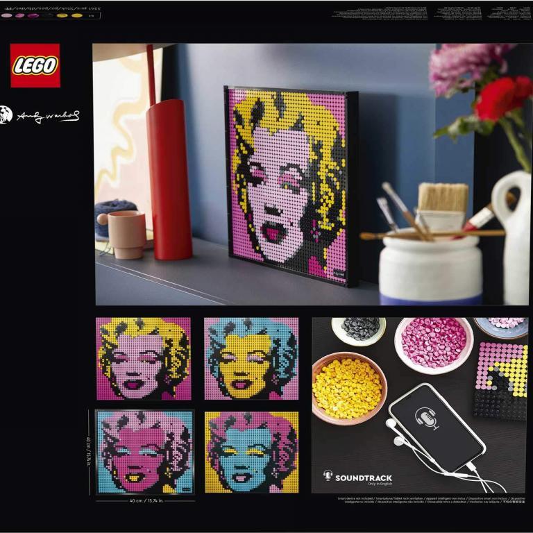 LEGO 31197 ART Andy Warhol's Marilyn Monroe - LEGO 31197 INT 36