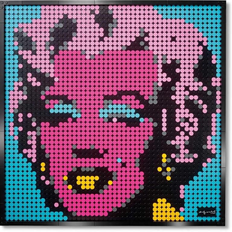 LEGO 31197 ART Andy Warhol's Marilyn Monroe - LEGO 31197 INT 40