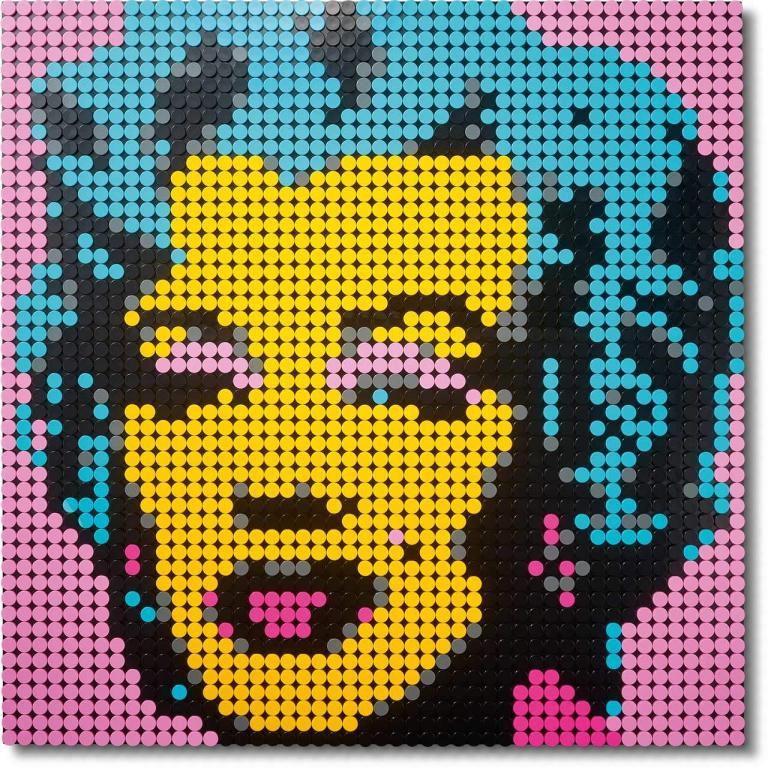 LEGO 31197 ART Andy Warhol's Marilyn Monroe - LEGO 31197 INT 41