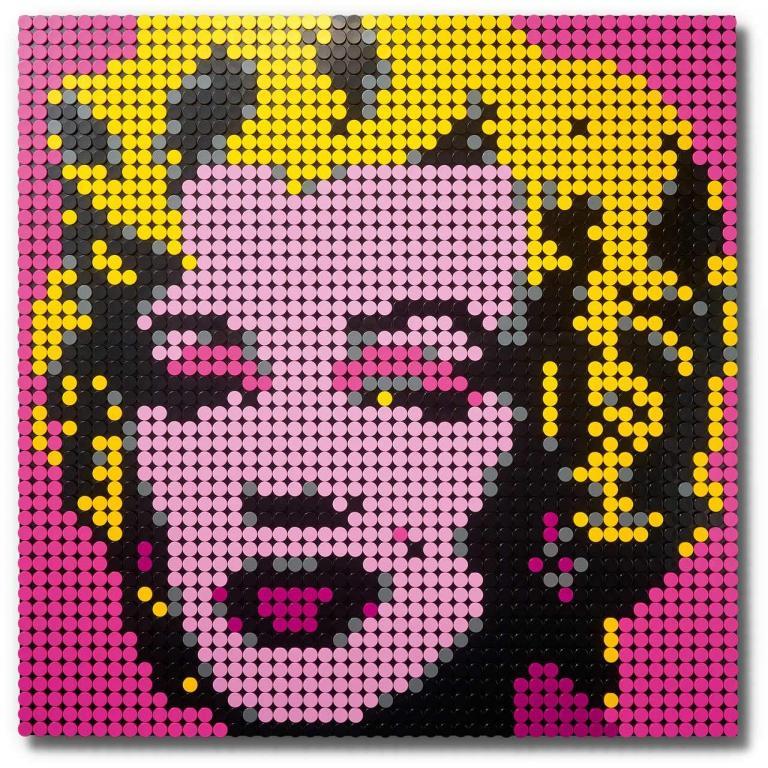 LEGO 31197 ART Andy Warhol's Marilyn Monroe - LEGO 31197 INT 43