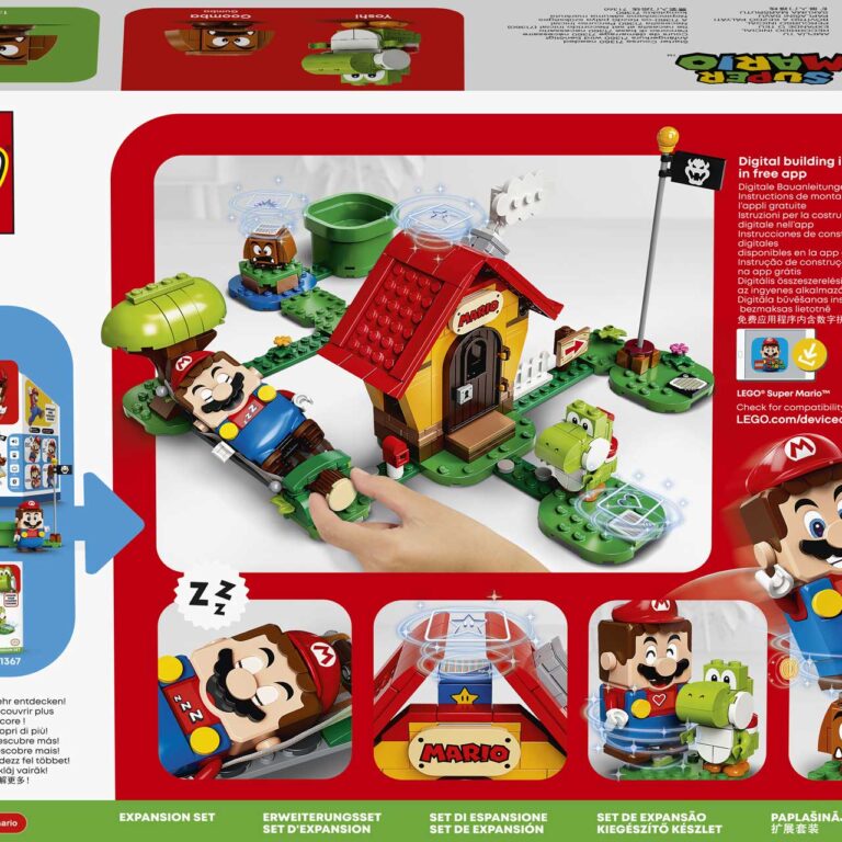LEGO 71367 Super Mario Uitbreidingsset: Mario's huis & Yoshi - LEGO 71367 INT 25