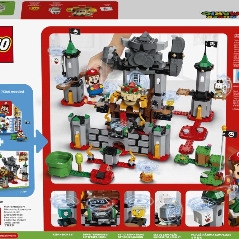 LEGO 71369 Super Mario Uitbreidingsset: Eindbaasgevecht op Bowsers kasteel - LEGO 71369 INT 25