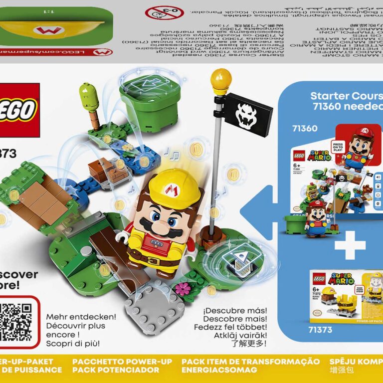 LEGO 71373 Super Mario Power-uppakket: Bouw-Mario - LEGO 71373 INT 16