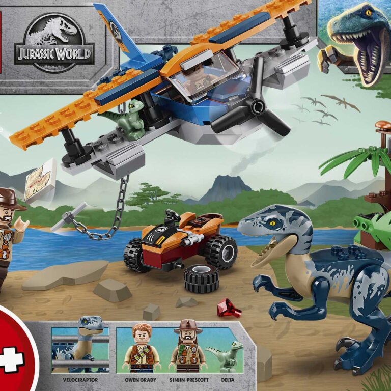 LEGO 75942 Jurassic World Velociraptor: Tweedekker reddingsmissie​ - LEGO 75942 INT 13