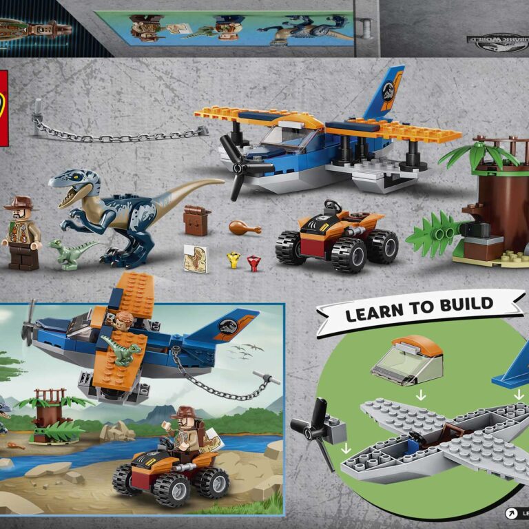 LEGO 75942 Jurassic World Velociraptor: Tweedekker reddingsmissie​ - LEGO 75942 INT 16