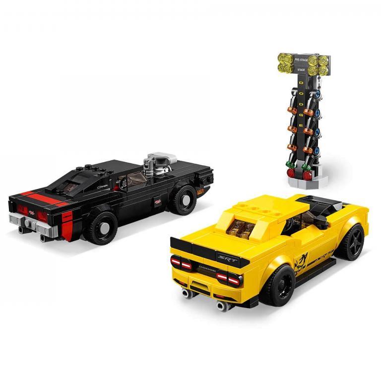 LEGO 75893 Speed Champions 2018 Dodge Challenger SRT Demon en 1970 Dodge Charger R/T - LEGO 75893 INT 13