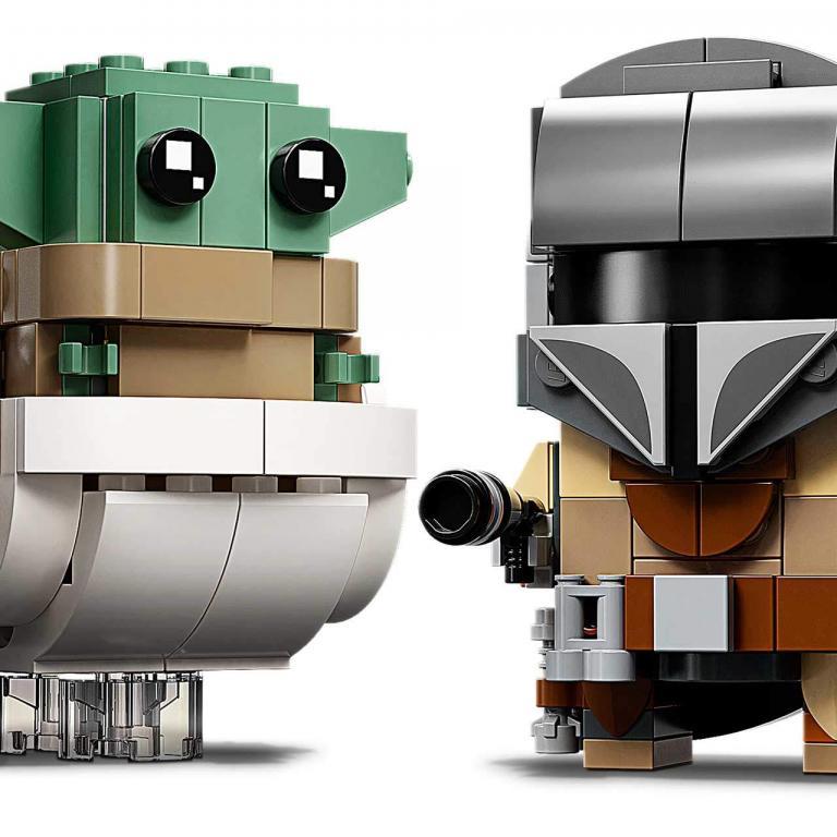LEGO 75317 BrickHeadz De Mandalorian en het Kind - LEGO 75317 INT 17