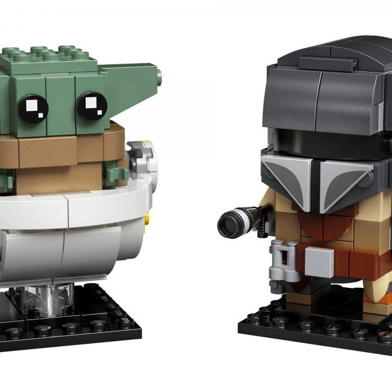 LEGO 75317 BrickHeadz De Mandalorian en het Kind - LEGO 75317 INT 2