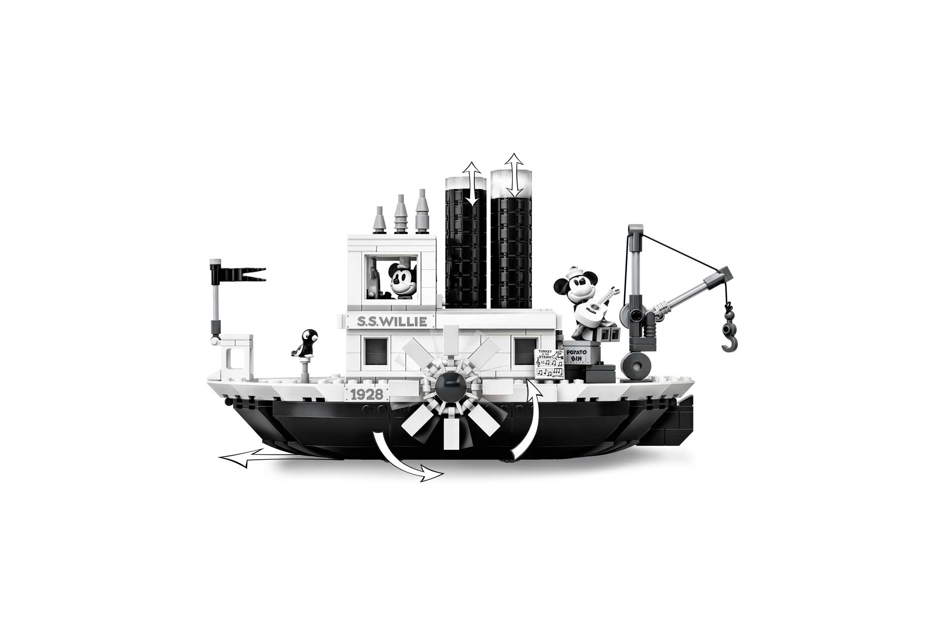 Lego steamboat willie discount misprint