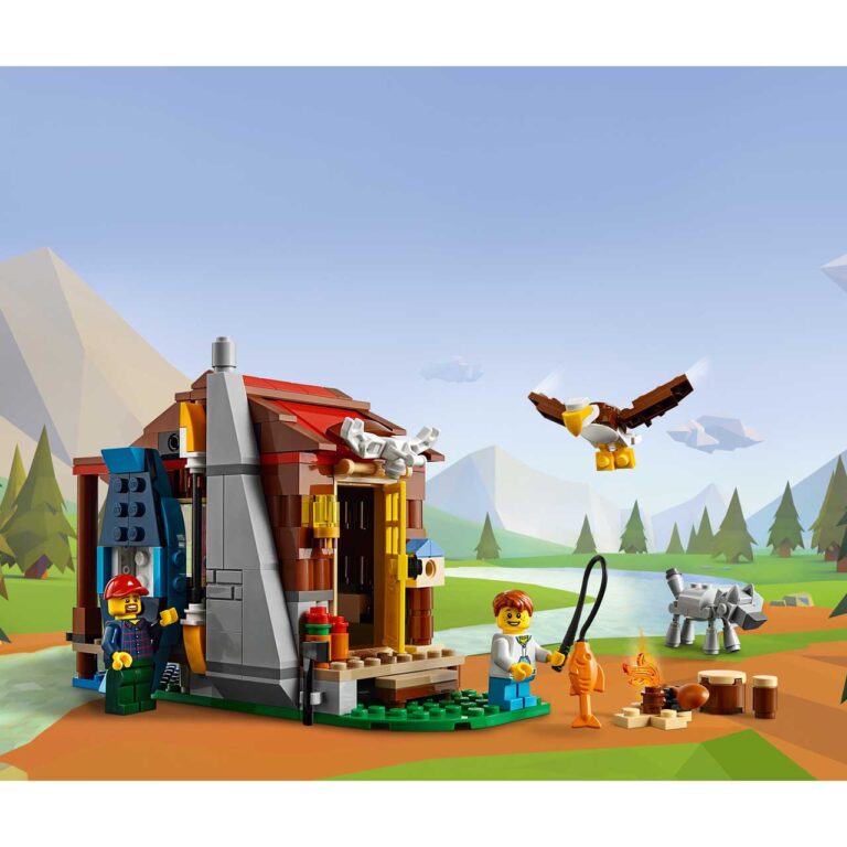 LEGO 31098 Creator Hut in de wildernis - LEGO 31098 INT 5