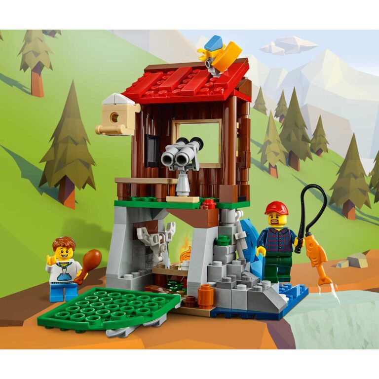 LEGO 31098 Creator Hut in de wildernis - LEGO 31098 INT 6