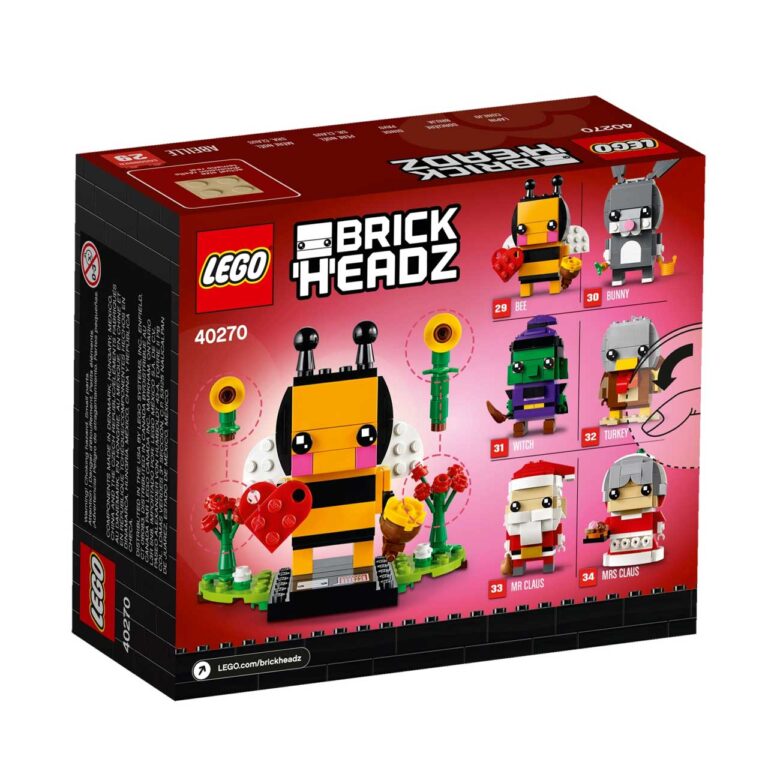 LEGO 40270 BrickHeadz Valentijnsbij - LEGO 40270 4