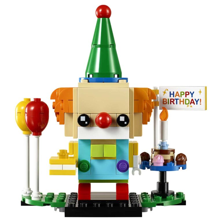 LEGO 40348 Brickheadz Verjaardagsclown - LEGO 40348 INT 10