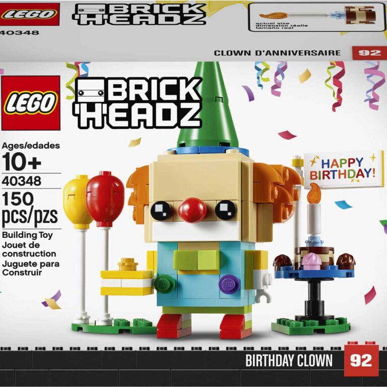 LEGO 40348 Brickheadz Verjaardagsclown - LEGO 40348 INT 3
