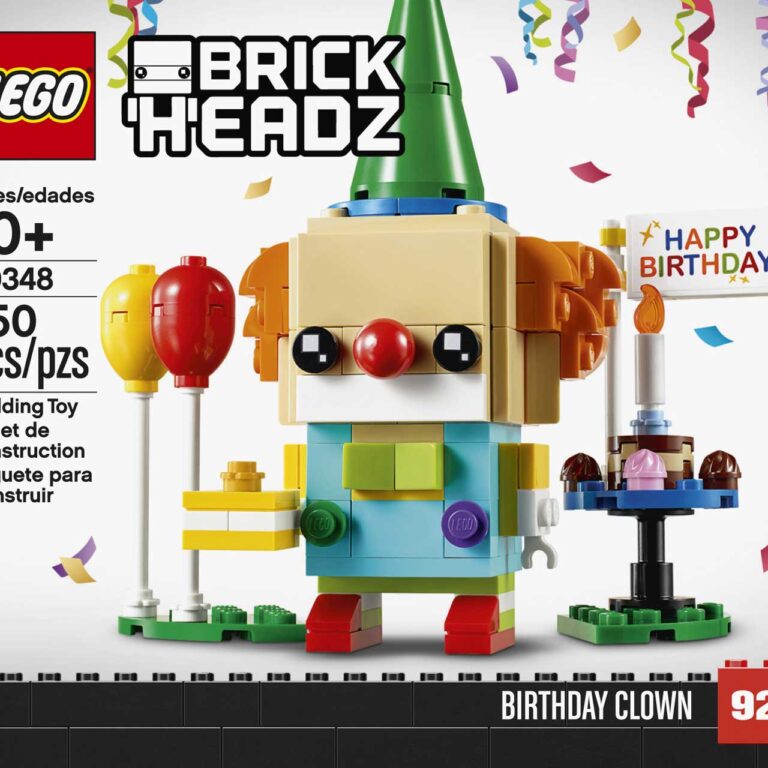 LEGO 40348 Brickheadz Verjaardagsclown - LEGO 40348 INT 4