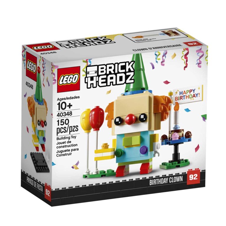 LEGO 40348 Brickheadz Verjaardagsclown - LEGO 40348 INT 6