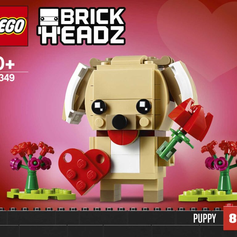 LEGO 40349 BrickHeadz Valentijnspuppy - LEGO 40349 INT 6