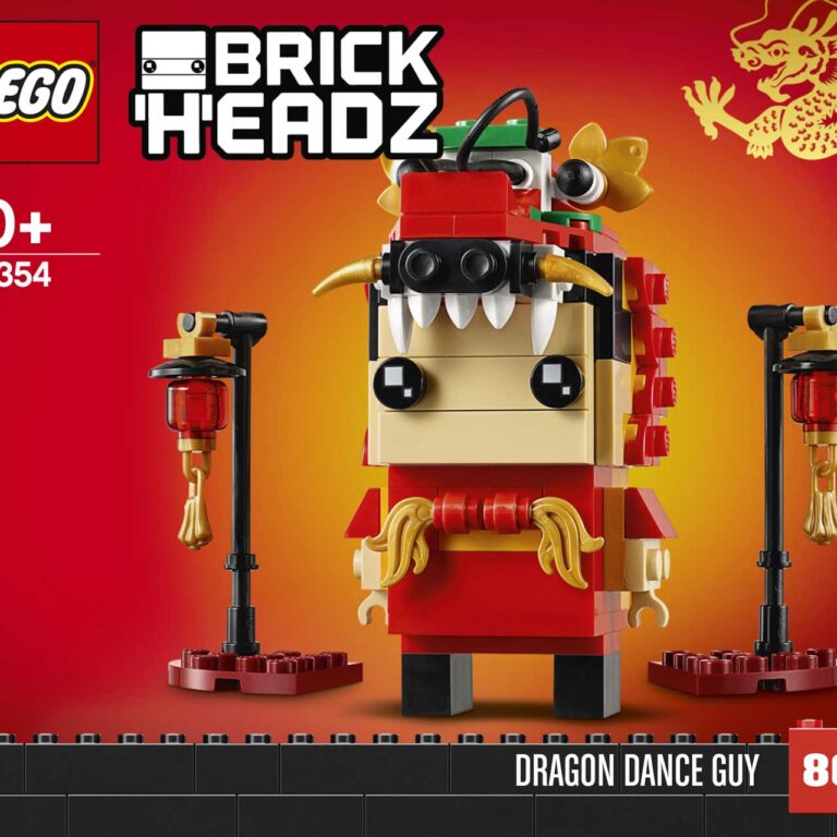 LEGO 40354 Brickheadz Drakendanser - LEGO 40354 INT 6