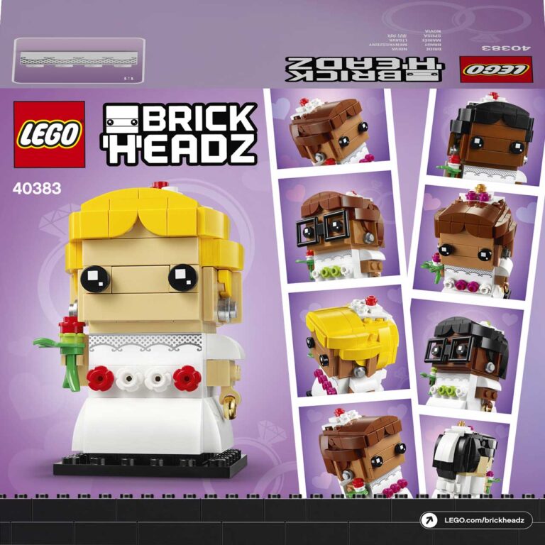 LEGO 40383 BrickHeadz Bruid - LEGO 40383 INT 7