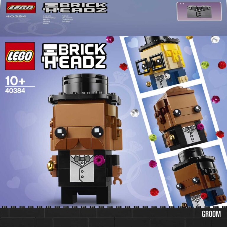 LEGO 40384 BrickHeadz Bruidegom - LEGO 40384 INT 21