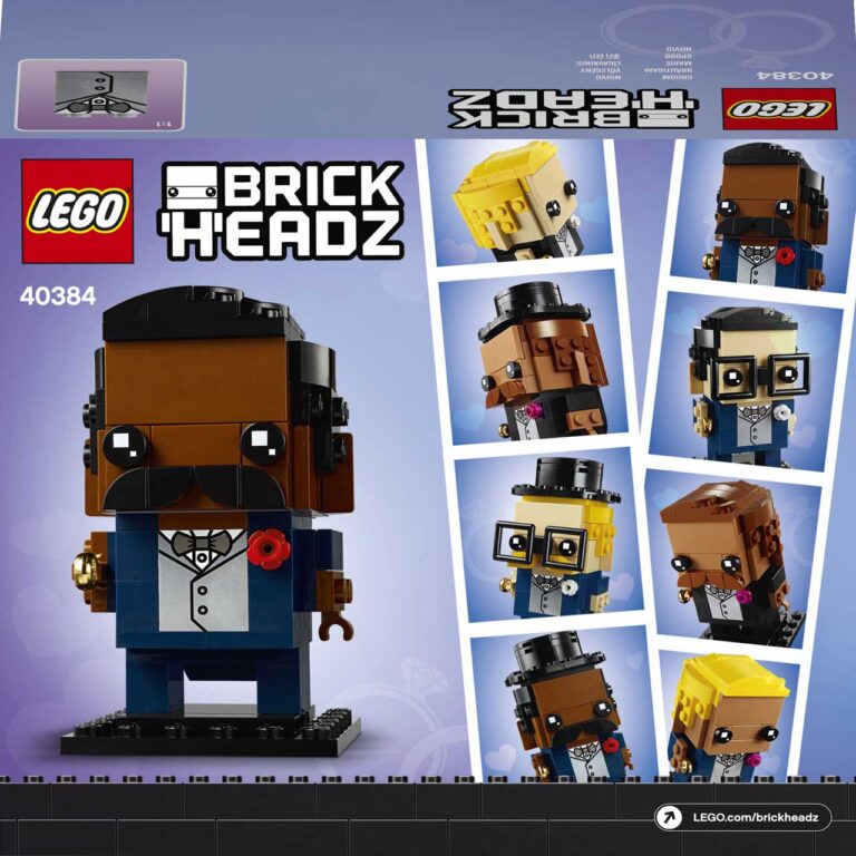 LEGO 40383 40384 BrickHeadz Bruidspaar bundel - LEGO 40384 INT 23